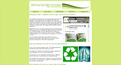 Desktop Screenshot of pinnacle-recycling.com
