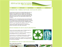 Tablet Screenshot of pinnacle-recycling.com